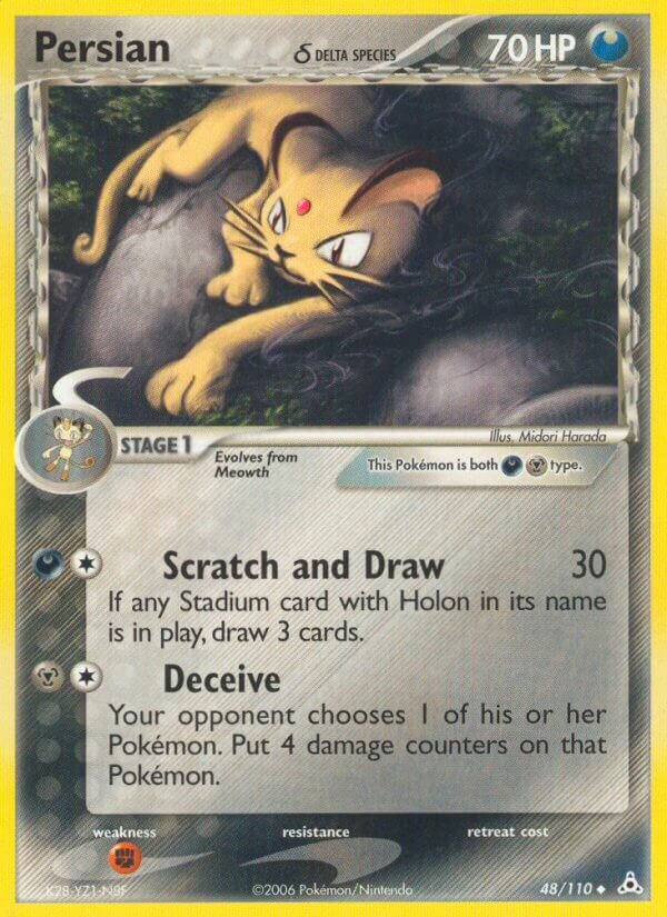 Persian 048/110 — EX Holon Phantoms (English Pokémon TCG card)