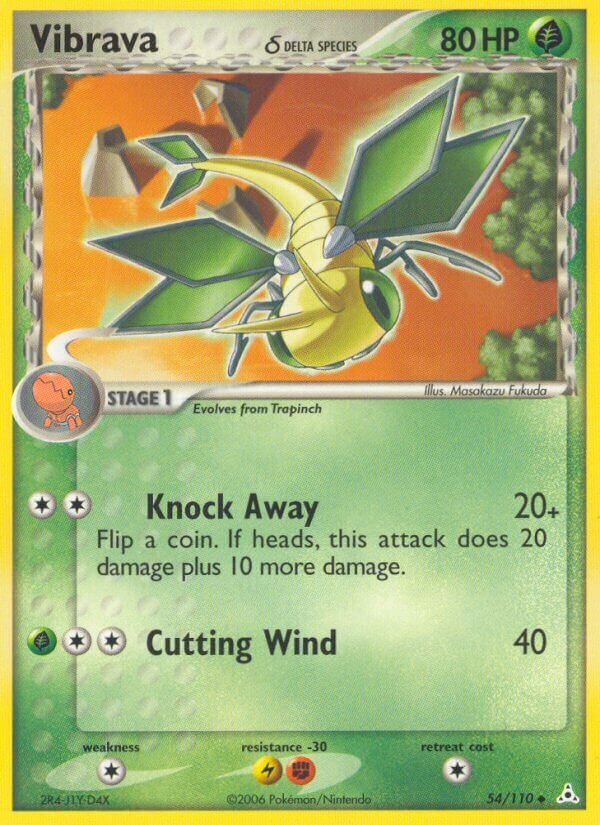Vibrava 054/110 — EX Holon Phantoms (English Pokémon TCG card)