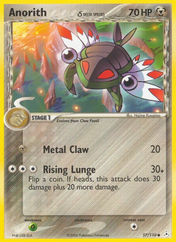 Anorith 057/110 — EX Holon Phantoms (English Pokémon TCG card)