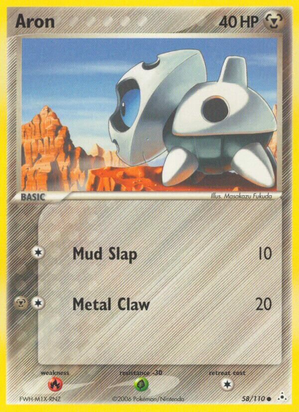 Aron 058/110 — EX Holon Phantoms (English Pokémon TCG card)
