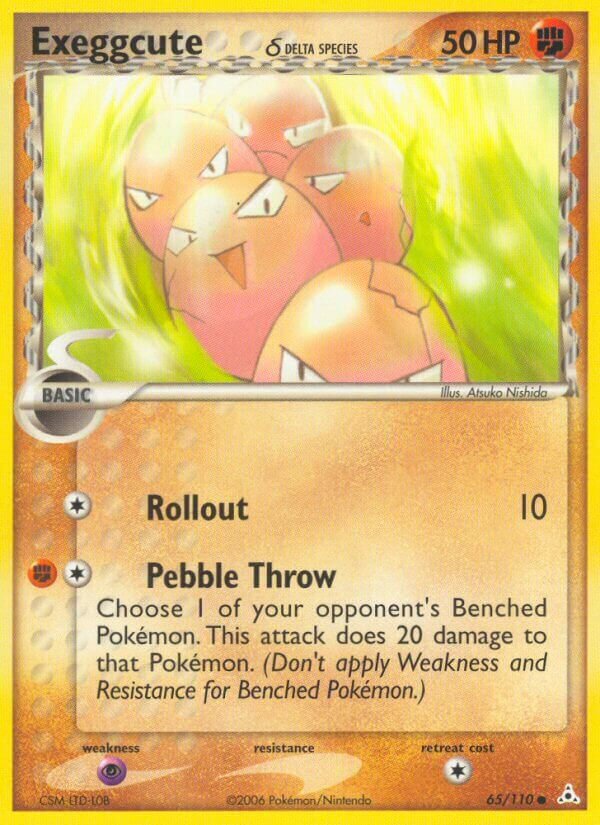 Exeggcute 065/110 — EX Holon Phantoms (English Pokémon TCG card)
