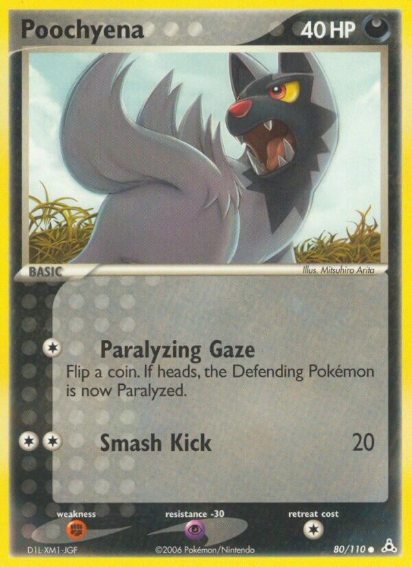 Poochyena 080/110 — EX Holon Phantoms (English Pokémon TCG card)