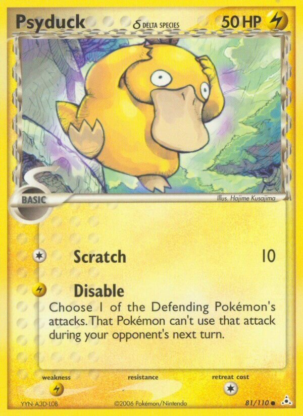 Psyduck 081/110 — EX Holon Phantoms (English Pokémon TCG card)