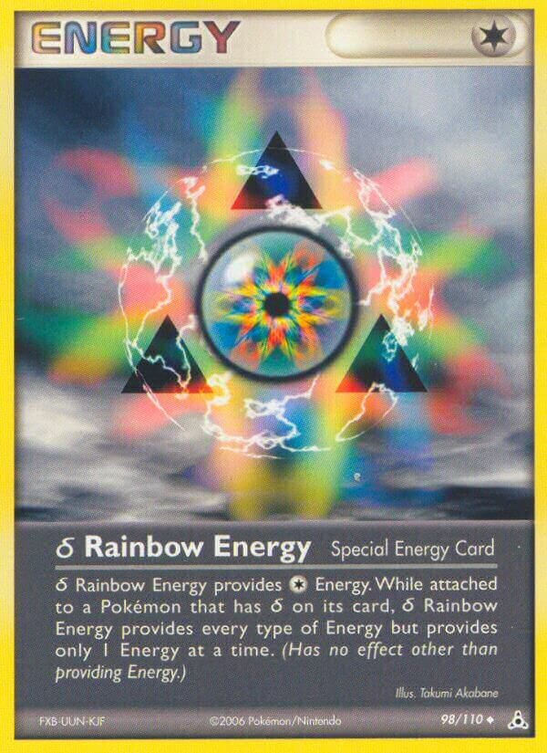 δ Rainbow Energy 098/110 — EX Holon Phantoms (English Pokémon TCG card)