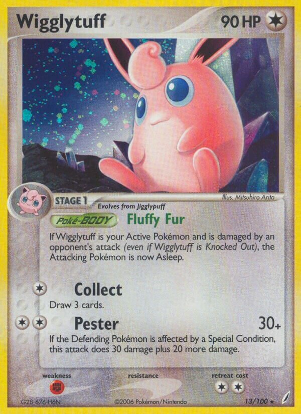 Wigglytuff 013/100 — EX Crystal Guardians (English Pokémon TCG card)