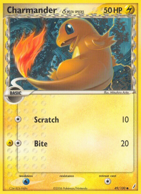Charmander 049/100 — EX Crystal Guardians (English Pokémon TCG card)