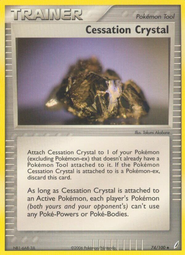 Cessation Crystal 074/100 — EX Crystal Guardians (English Pokémon TCG card)