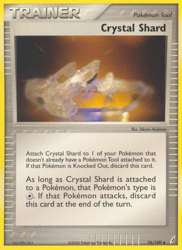 Crystal Shard 076/100 — EX Crystal Guardians (English Pokémon TCG card)