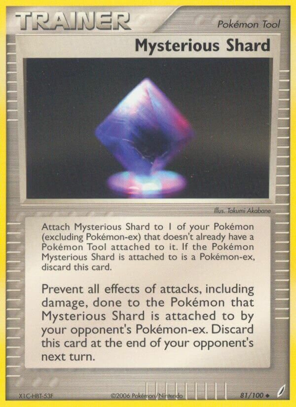 Mysterious Shard 081/100 — EX Crystal Guardians (English Pokémon TCG card)