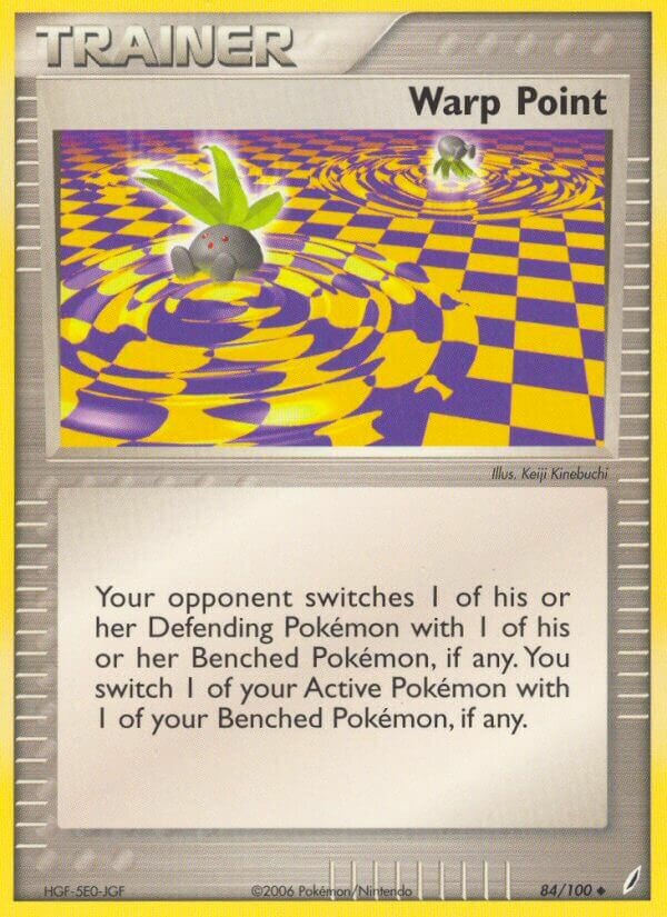 Warp Point 084/100 — EX Crystal Guardians (English Pokémon TCG card)