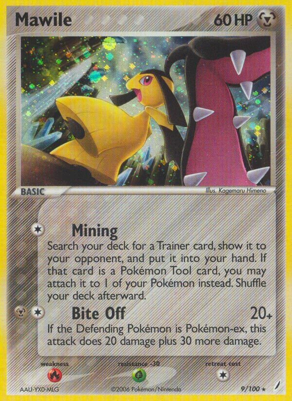 Mawile 009/100 — EX Crystal Guardians (English Pokémon TCG card)
