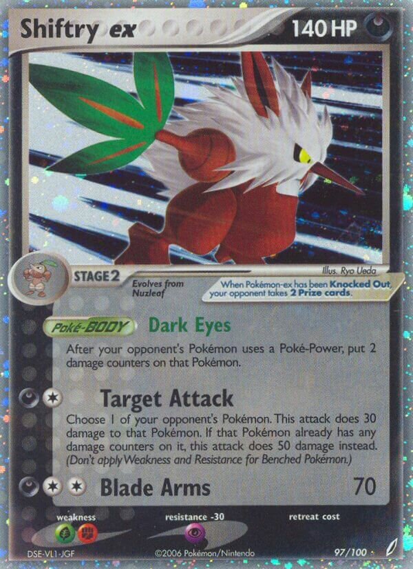 Shiftry ex 097/100 — EX Crystal Guardians (English Pokémon TCG card)