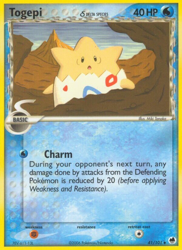 Togepi 041/101 — EX Dragon Frontiers (English Pokémon TCG card)