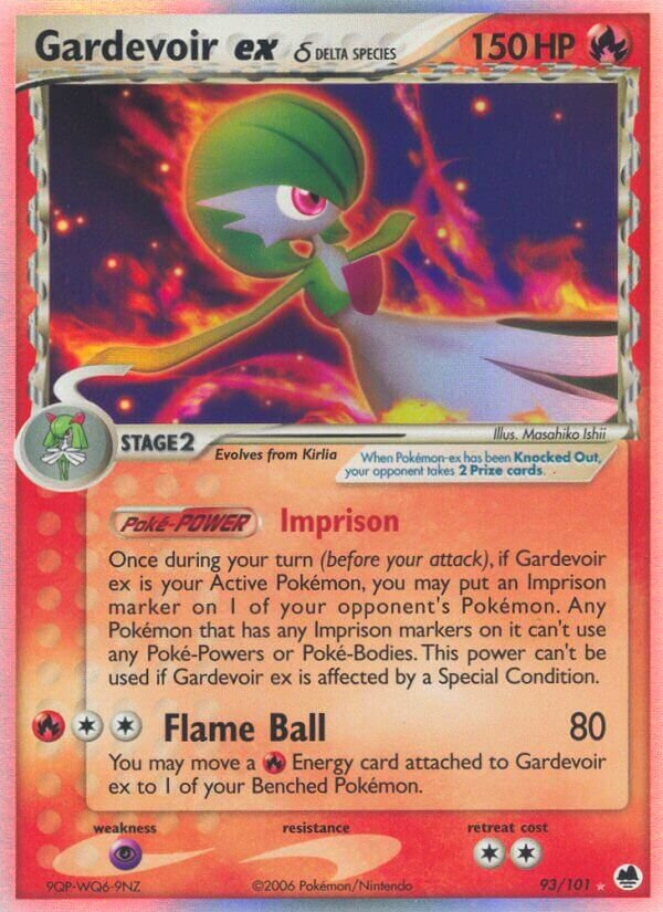 Gardevoir ex 093/101 — EX Dragon Frontiers (English Pokémon TCG card)