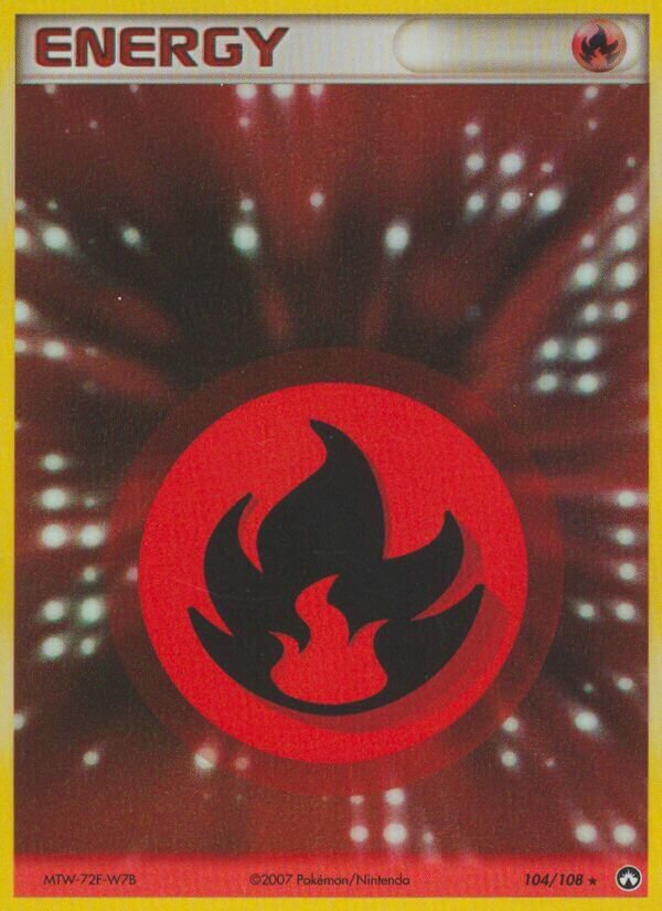 Fire Energy 104/108 — EX Power Keepers (English Pokémon TCG card)