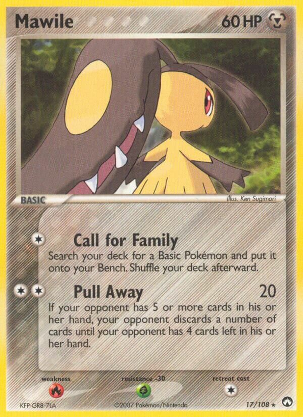 Mawile 017/108 — EX Power Keepers (English Pokémon TCG card)