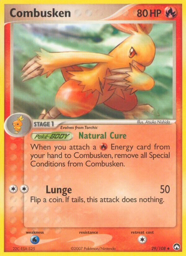 Combusken 029/108 — EX Power Keepers (English Pokémon TCG card)