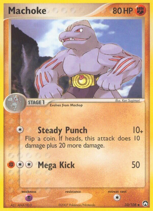 Machoke 033/108 — EX Power Keepers (English Pokémon TCG card)