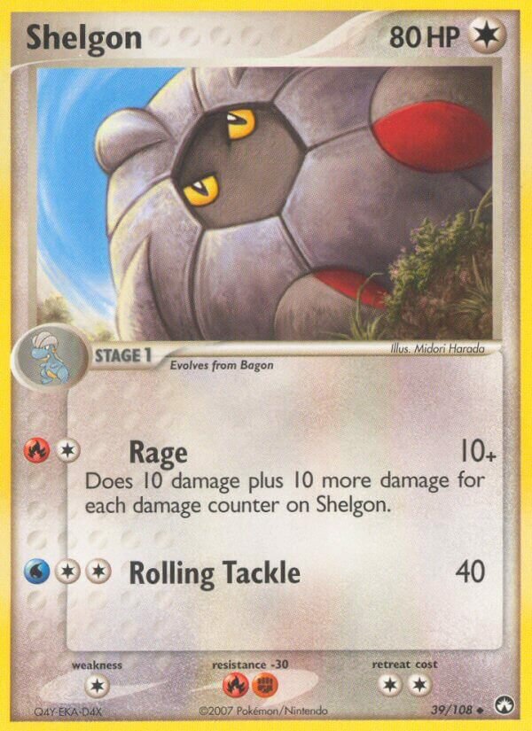 Shelgon 039/108 — EX Power Keepers (English Pokémon TCG card)