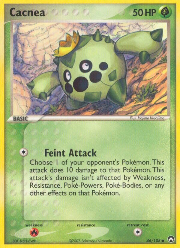 Cacnea 046/108 — EX Power Keepers (English Pokémon TCG card)