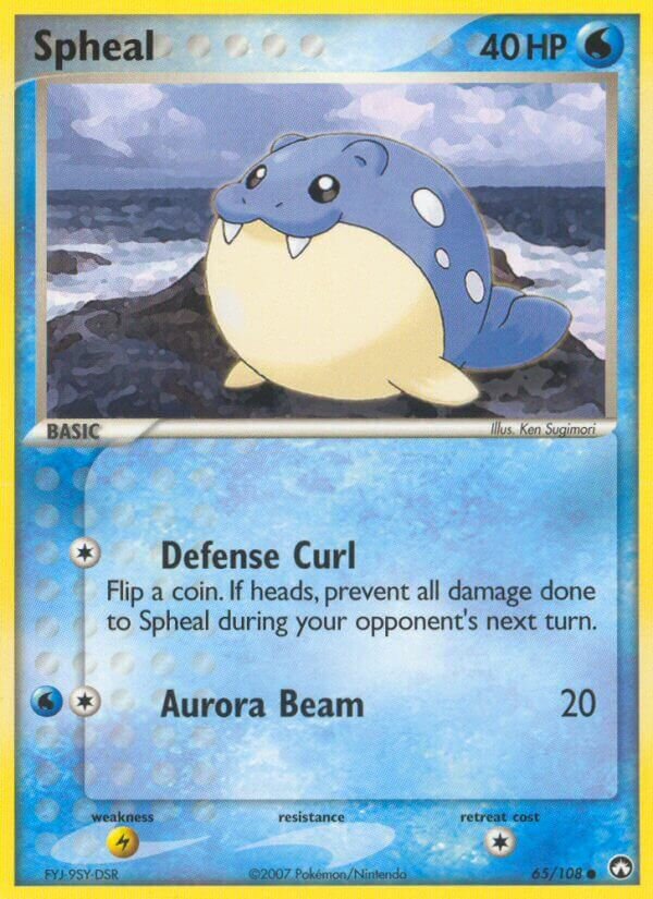 Spheal 065/108 — EX Power Keepers (English Pokémon TCG card)