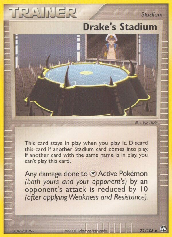 Drake's Stadium 072/108 — EX Power Keepers (English Pokémon TCG card)