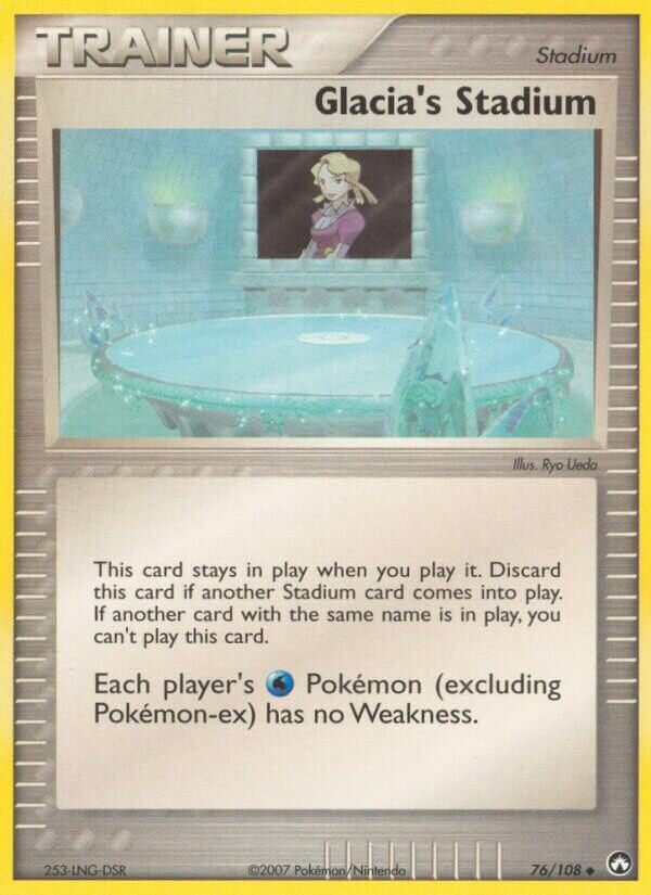 Glacia's Stadium 076/108 — EX Power Keepers (English Pokémon TCG card)