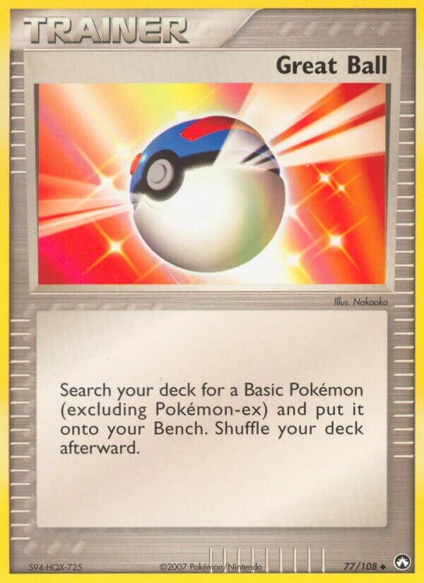 Great Ball 077/108 — EX Power Keepers (English Pokémon TCG card)
