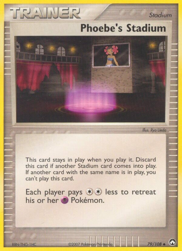 Phoebe's Stadium 079/108 — EX Power Keepers (English Pokémon TCG card)