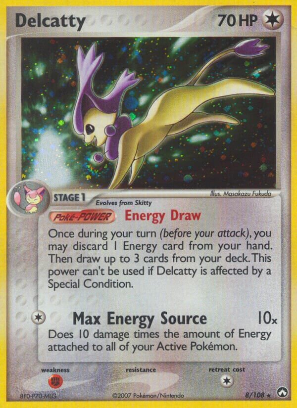 Delcatty 008/108 — EX Power Keepers (English Pokémon TCG card)