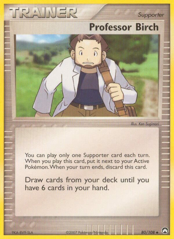 Professor Birch 080/108 — EX Power Keepers (English Pokémon TCG card)