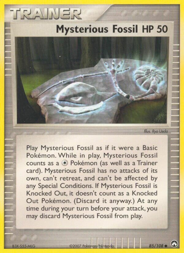 Mysterious Fossil 085/108 — EX Power Keepers (English Pokémon TCG card)