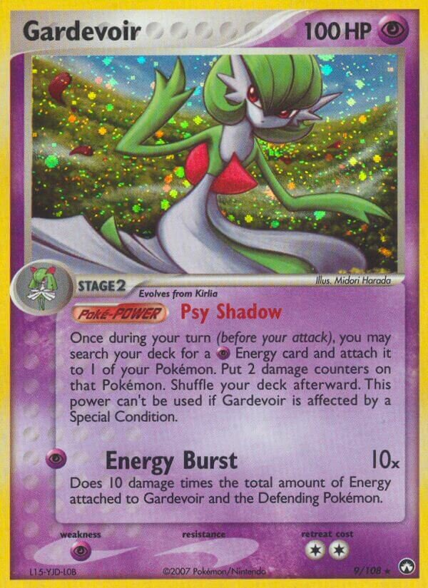 Gardevoir 009/108 — EX Power Keepers (English Pokémon TCG card)