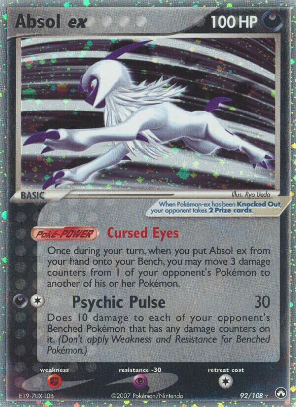 Absol ex 092/108 — EX Power Keepers (English Pokémon TCG card)