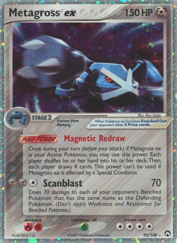 Metagross ex 095/108 — EX Power Keepers (English Pokémon TCG card)