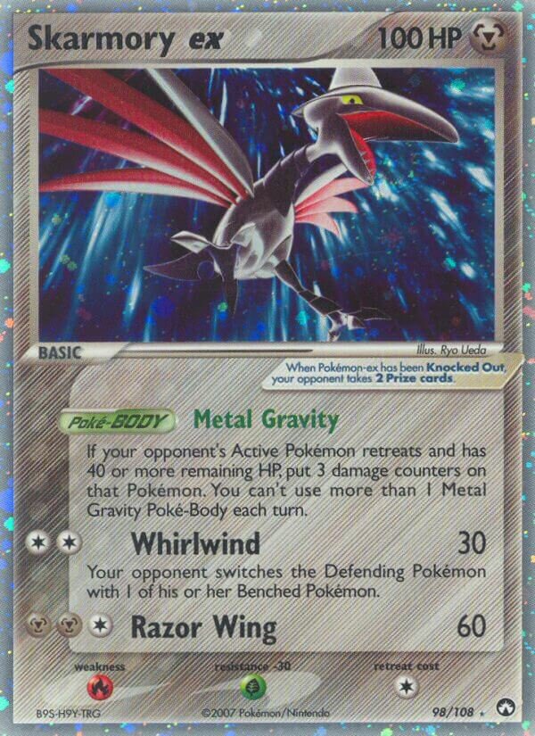 Skarmory ex 098/108 — EX Power Keepers (English Pokémon TCG card)