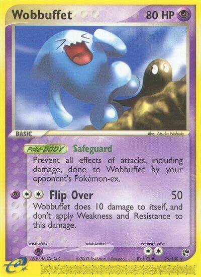 Wobbuffet 026/100 — EX Sandstorm (English Pokémon TCG card)