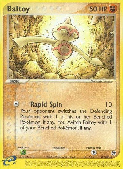 Baltoy 032/100 — EX Sandstorm (English Pokémon TCG card)