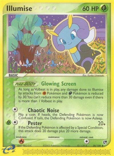 Illumise 038/100 — EX Sandstorm (English Pokémon TCG card)