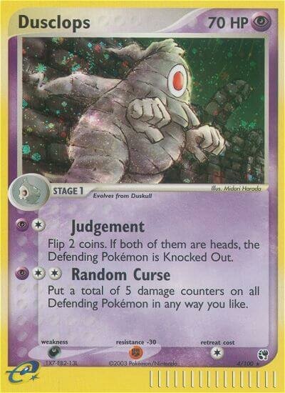 Dusclops 004/100 — EX Sandstorm (English Pokémon TCG card)