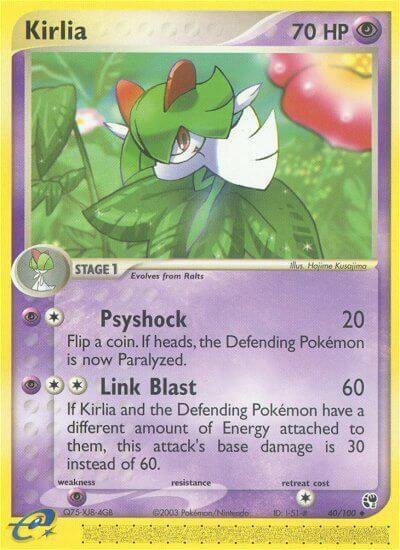 Kirlia 040/100 — EX Sandstorm (English Pokémon TCG card)