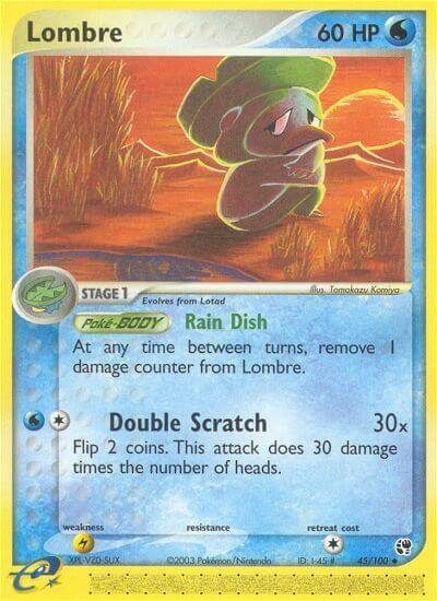 Lombre 045/100 — EX Sandstorm (English Pokémon TCG card)