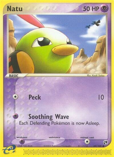 Natu 069/100 — EX Sandstorm (English Pokémon TCG card)