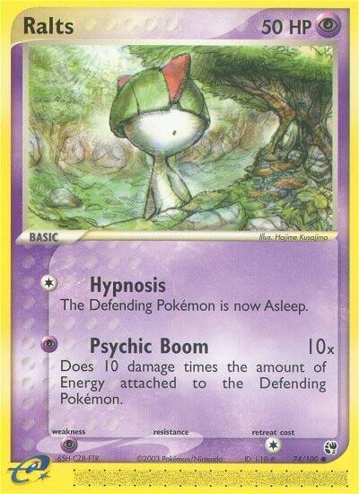Ralts 074/100 — EX Sandstorm (English Pokémon TCG card)