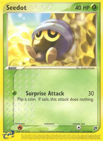 Seedot 076/100 — EX Sandstorm (English Pokémon TCG card)