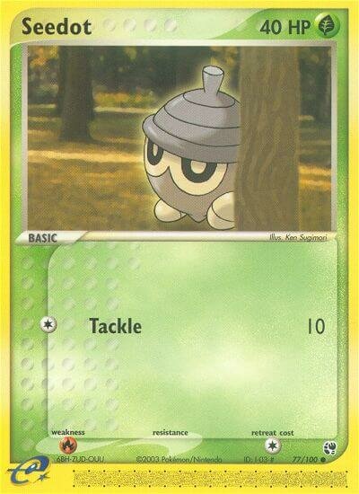 Seedot 077/100 — EX Sandstorm (English Pokémon TCG card)