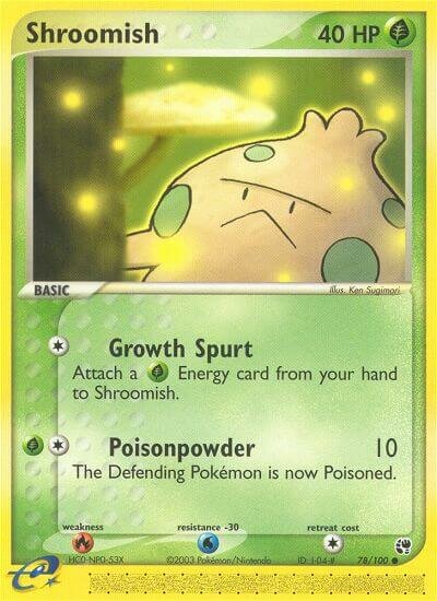 Shroomish 078/100 — EX Sandstorm (English Pokémon TCG card)