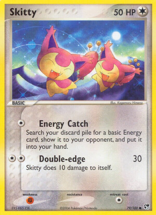 Skitty 079/100 — EX Sandstorm (English Pokémon TCG card)