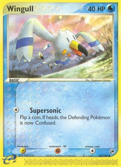 Wingull 084/100 — EX Sandstorm (English Pokémon TCG card)