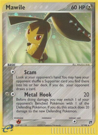 Mawile 009/100 — EX Sandstorm (English Pokémon TCG card)